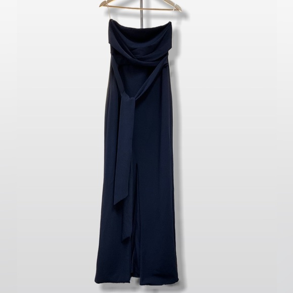 Lulus Dresses & Skirts - Lulu’s Navy Blue Strapless Maxi Dress